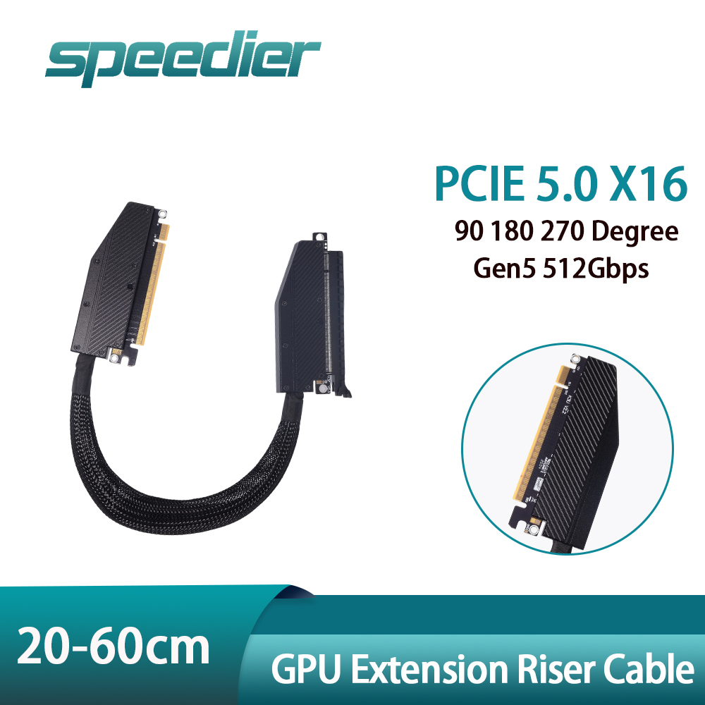 Pcie 5.0 Gpu Riser Cable - PCIE 5.0 X16 GPU Verlengkabel 90