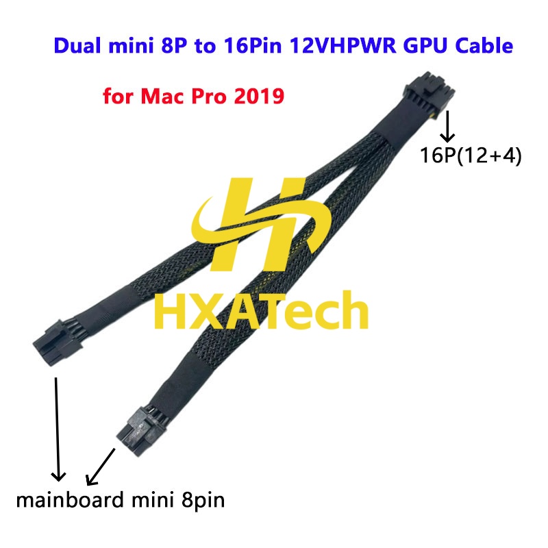 HXATech – voor Mac Pro 2019, n - Dual 8Pin To 16Pin 12Vhpwr Cable recensie en prijs